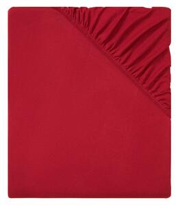 LIVARNO home Žerzejové napínací prostěradlo, 180-200 x 200 cm (red) (100356591002)