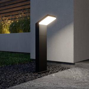Arcchio LED světlo na cestu Yolena, 60 cm, antracit, hliník, Černá, Hliník, Moderní
