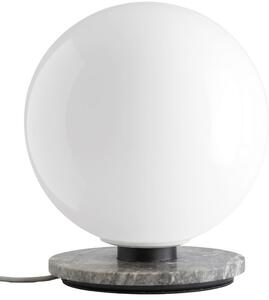 Leskle opálově bílá skleněná nástěnná/stolní lampa MENU TR II. 22 cm