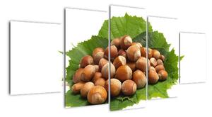 Lískové ořechy, obraz (150x70cm)