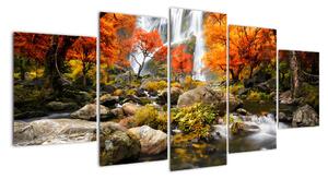 Podzimní krajina, obraz (150x70cm)