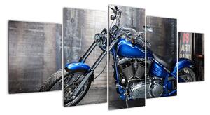 Obraz motorky, obraz na zeď (150x70cm)