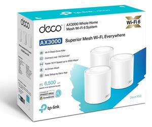 TP-Link - SADA 3x Wi-Fi 6 mesh systém pro celou domácnost Deco X50