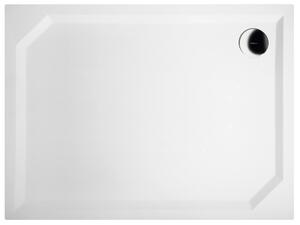 Gelco, SARA sprchová vanička z litého mramoru, obdélník 100x75x3,5 cm, hladká, HS10075