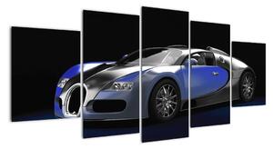 Sportovní auto, obrazy na stěnu (150x70cm)