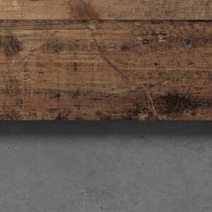 Postel CLIF staré dřevo/beton, 180x200 cm