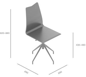 Marbet Style Světle hnědá látková konferenční židle Marbet Confee Office BK