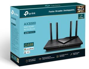 TP-Link - Dvoupásmový multigigabitový Wi-Fi 6 router Archer AX55 Pro