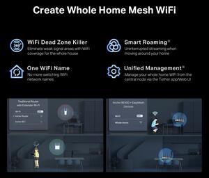 TP-Link - Dvoupásmový Wi-Fi 7 router Archer BE400