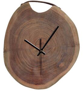 Akátové nástěnné hodiny Kave Home Yuliana 30 x 35 cm