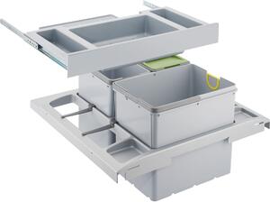 Odpadkový koš Franke Trolley Vario 60, 1x 18 l + 2x 8 l 134.0066.057