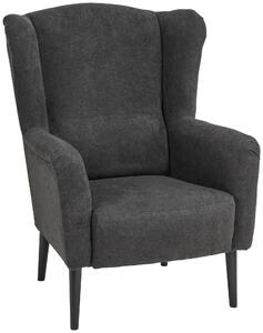 KŘESLO UŠÁK, textil, antracitová XXXL - Křesla ušáky, Online Only