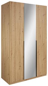 ŠATNÍ SKŘÍŇ S OTOČNÝMI DVEŘMI, dub artisan, 134/211/55 cm Boxxx, Online Only