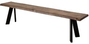 Hnědá dubová lavice Bloomingville Raw 190 cm