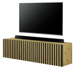 TV stolek MODERNA 9, dub artisan/černá