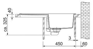 Kuchyňský dřez Franke Basis BFG 611-86 Pískový melír 114.0494.914