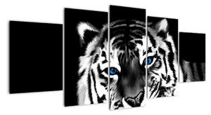 Obraz tygra s mládětem (150x70cm)