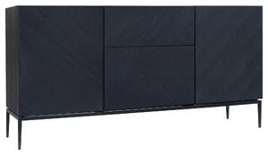ŠIROKÁ KOMODA, černá, 160/80/40 cm home24, Online Only