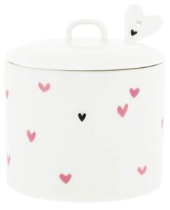 Keramická cukřenka White / Rose Little Hearts