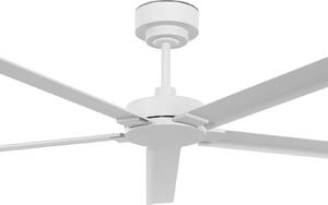 Beacon Lighting Stropní ventilátor Monza white DC silent Ø 152 cm IP55, Bílá / opál, Obývací pokoj / jídelna, Hliník, Moderní
