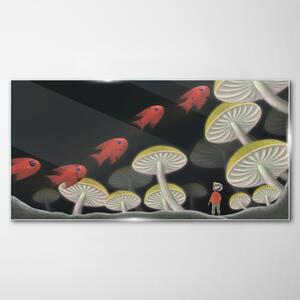 Obraz na skle Obraz na skle Fantazie surrealistické ryby