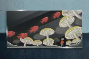 Obraz na skle Obraz na skle Fantazie surrealistické ryby