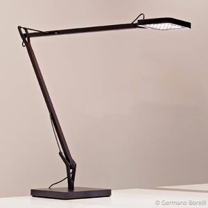 FLOS Kelvin LED stolní lampa v černé barvě, Černá, Pracovna / kancelář, Hliník, Design