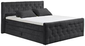 POSTEL BOXSPRING, 180/200 cm, černá MID.YOU, Online Only