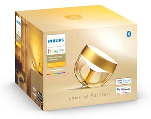 Philips Hue Iris WACA LED stolní lampa, zlatá, stmívatelný, Mosaz / zlato, Obývací pokoj / jídelna, Plast, Moderní