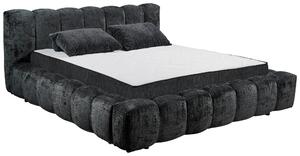 ČALOUNĚNÁ POSTEL, 180/200 cm, černá MID.YOU, Online Only