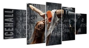 Street dance - obraz (150x70cm)