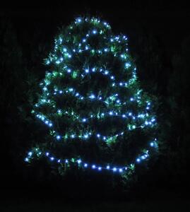 Vánoční osvětlení venkovní/vnitřní 100 LED studená bílá - 220V - 10,1m