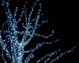 Vánoční osvětlení venkovní/vnitřní 100 LED - studená bílá - 220V/31V - 13m