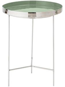 Zelený kovový odkládací stolek Bloomingville Sola 40 cm