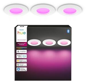 Philips - SADA 3x LED RGBW Stm. koup. podhled. svít. Hue SLIM LED/8,3W/230V IP44