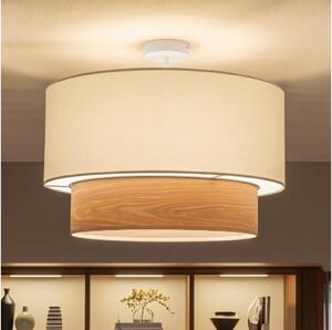 Brilagi - LED Přisazený lustr CERIA 1xE27/60W/230V pr. 50 cm bílá/béžová