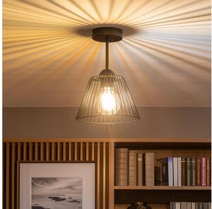 Brilagi - LED Přisazený lustr CERIA WIRE 1xE27/60W/230V pr. 21 cm černá