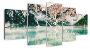 Panorama jezera - obraz (150x70cm)