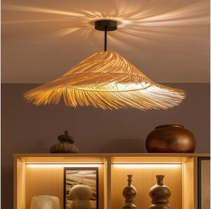 Brilagi - LED Přisazený lustr CERIA BOHO 1xE27/60W/230V pr. 70 cm černá/béžová