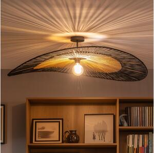 Brilagi - LED Přisazený lustr CERIA BOHO 1xE27/60W/230V pr. 100 cm černá/hnědá