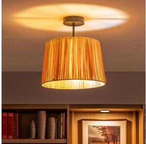 Brilagi - LED Přisazený lustr CERIA BOHO 1xE27/60W/230V pr. 30 cm černá/rafie