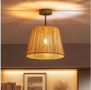 Brilagi - LED Přisazený lustr CERIA BOHO 1xE27/60W/230V pr. 28 cm černá/hnědá