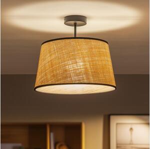 Brilagi - LED Přisazený lustr CERIA 1xE27/60W/230V pr. 35 cm černá/béžová