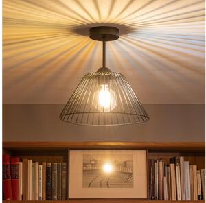 Brilagi - LED Přisazený lustr CERIA WIRE 1xE27/60W/230V pr. 30 cm černá