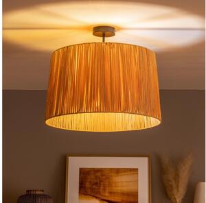 Brilagi - LED Přisazený lustr CERIA BOHO 1xE27/60W/230V pr. 50 cm černá/rafie