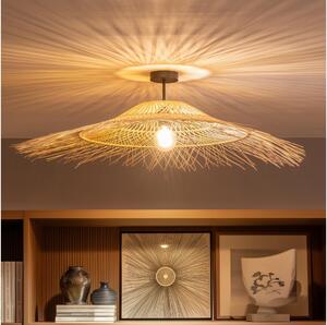 Brilagi - LED Přisazený lustr CERIA BOHO 1xE27/60W/230V pr. 100 cm černá/béžová
