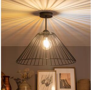 Brilagi - LED Přisazený lustr CERIA WIRE 1xE27/60W/230V pr. 45 cm černá