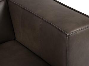 Hnědá kožená pohovka 227 cm Madame – Windsor & Co Sofas