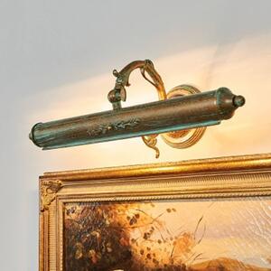 Obrázková lampa Lindby Kalea, 46 cm, 2 světla, verdigris, E14