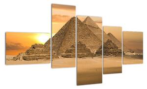 Obraz pyramid (150x85cm)